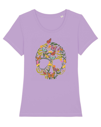 Butterfly Skull Flower Lavender Dawn
