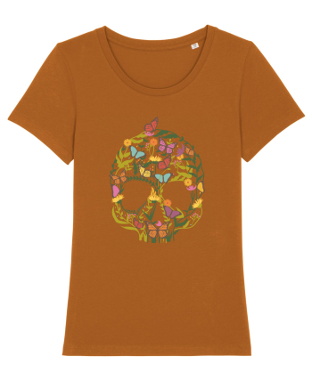 Butterfly Skull Flower Roasted Orange