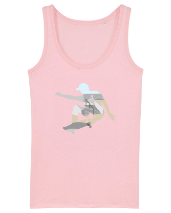 Skateboard Park Cotton Pink