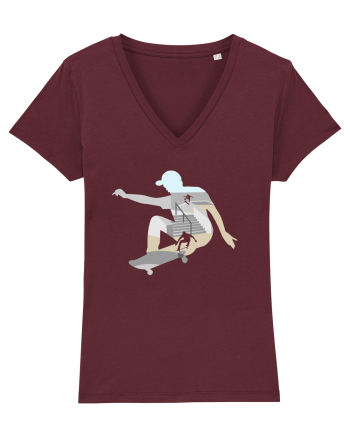 Skateboard Park Burgundy