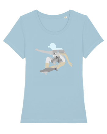 Skateboard Park Sky Blue