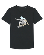 Skateboard Park Tricou mânecă scurtă guler larg Bărbat Skater