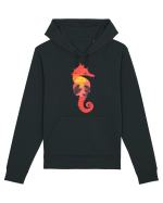 Sea Horse Beach Sunset Hanorac Unisex Drummer