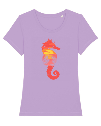 Sea Horse Beach Sunset Lavender Dawn
