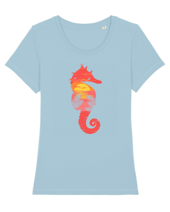 Sea Horse Beach Sunset Sky Blue
