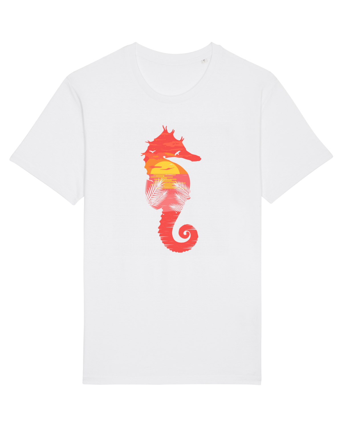Tricou mânecă scurtă Unisex Rocker White