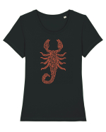 Electric Scorpion Tricou mânecă scurtă guler larg fitted Damă Expresser