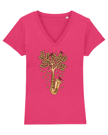 Autumn Saxophone Tree Raspberry