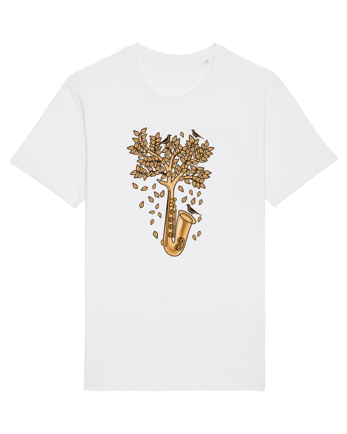 Tricou mânecă scurtă Unisex Rocker White