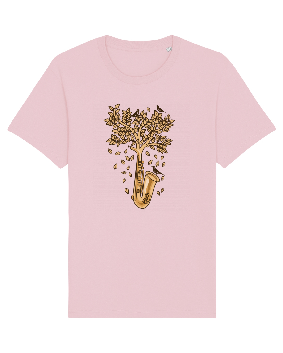 Tricou mânecă scurtă Unisex Rocker Cotton Pink