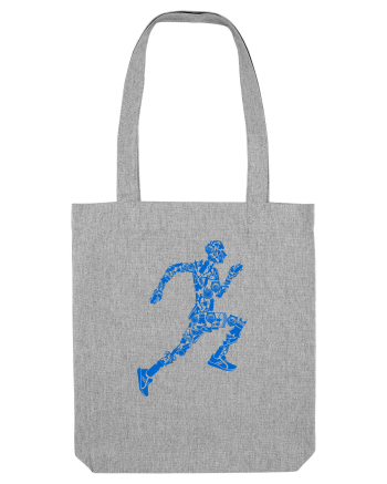 Blue Runner Heather Grey