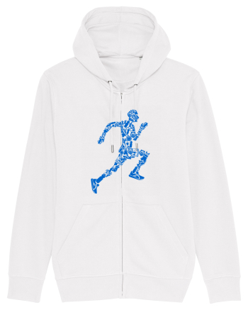 Blue Runner White