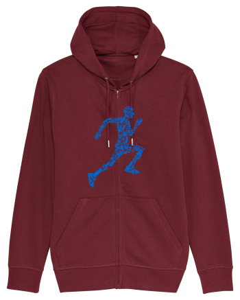 Blue Runner Burgundy