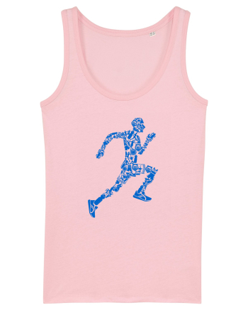 Blue Runner Cotton Pink