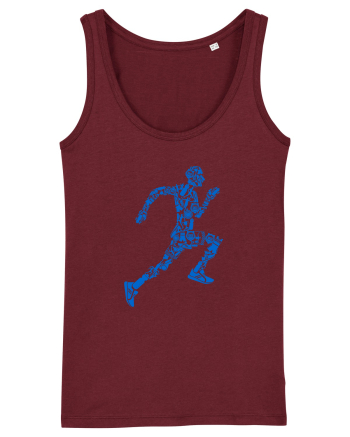 Blue Runner Burgundy