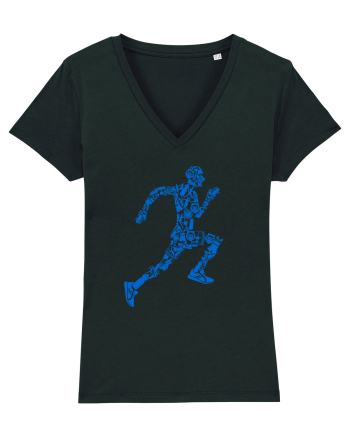 Blue Runner Black