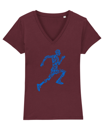 Blue Runner Burgundy