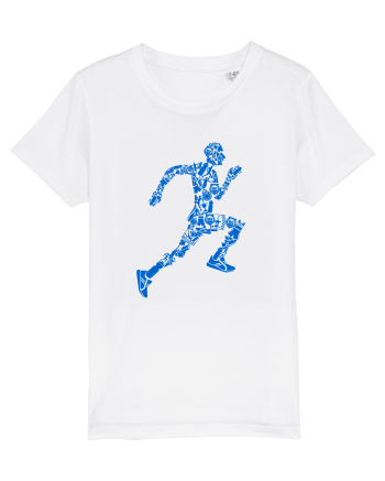 Blue Runner White