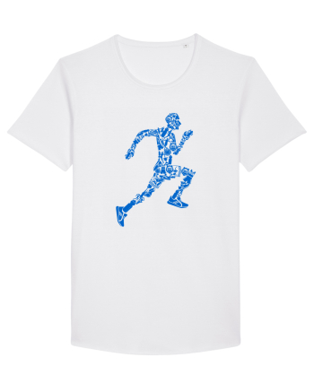 Blue Runner White
