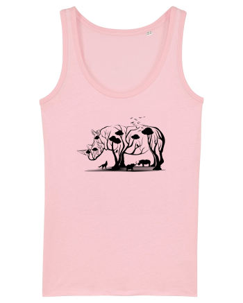 Rhino Tree Cotton Pink