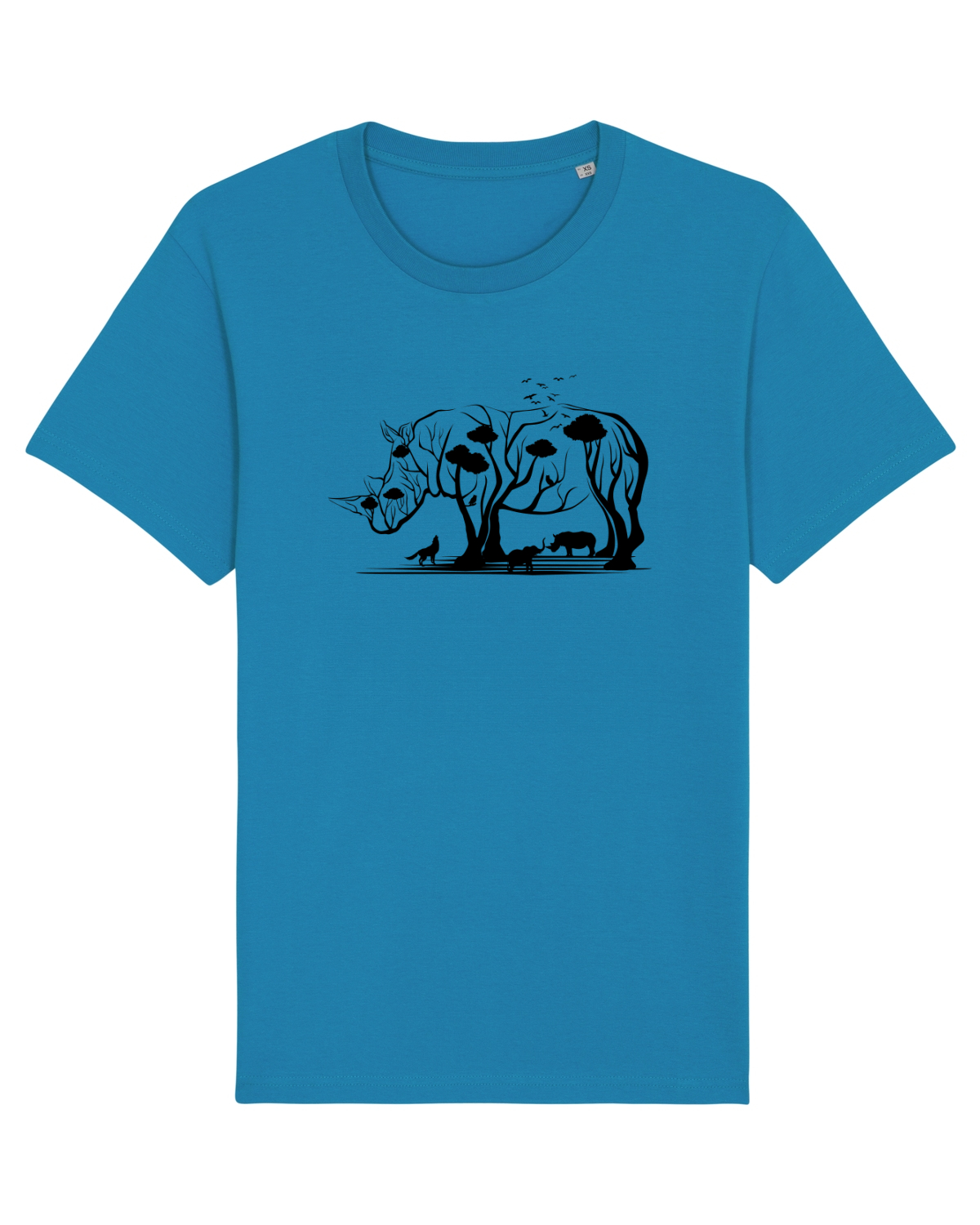Tricou mânecă scurtă Unisex Rocker Azur