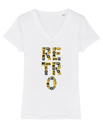 Retro Music White