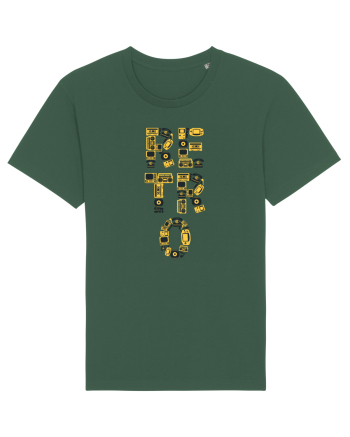 Retro Music Bottle Green