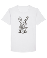Rabbit Tree Tricou mânecă scurtă guler larg Bărbat Skater