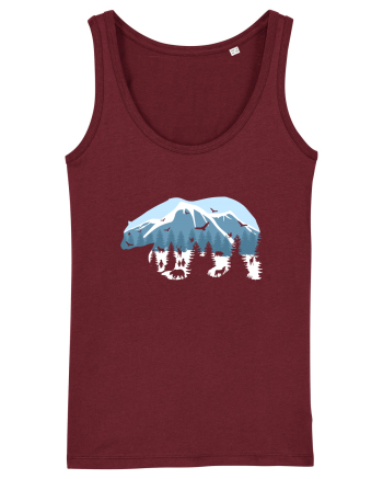 Alaska Pollar Bear Burgundy