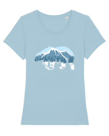 Alaska Pollar Bear Sky Blue
