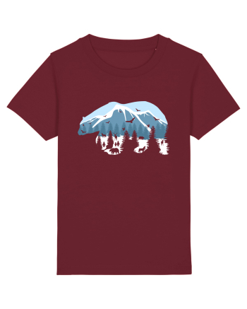 Alaska Pollar Bear Burgundy