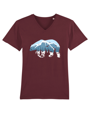 Alaska Pollar Bear Burgundy
