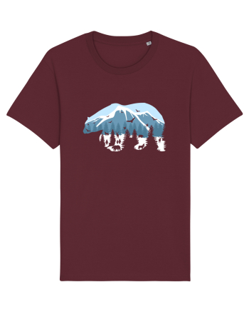Alaska Pollar Bear Burgundy