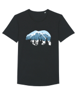 Alaska Pollar Bear Tricou mânecă scurtă guler larg Bărbat Skater