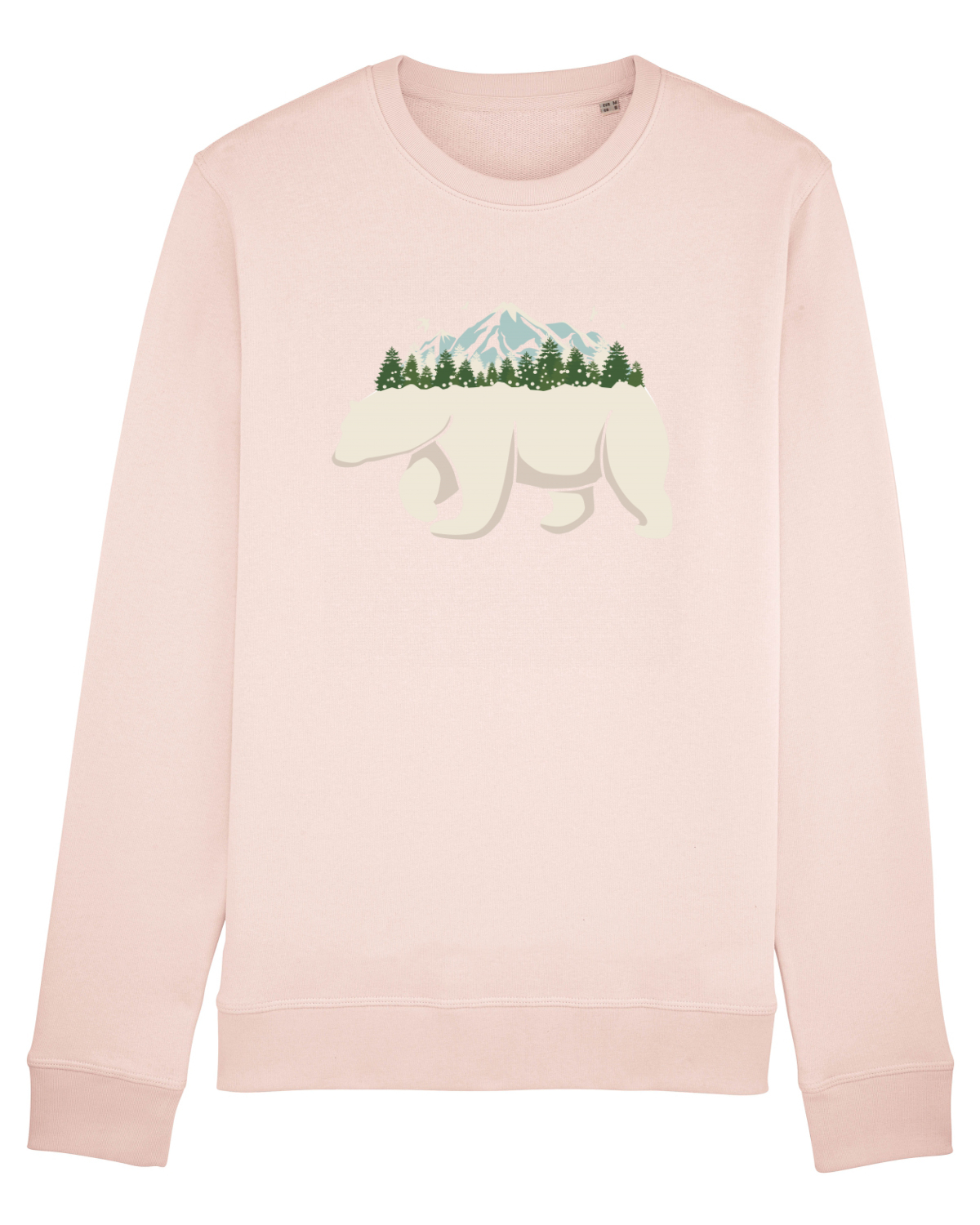 Bluză mânecă lungă Unisex Rise Candy Pink
