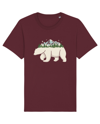 Alaska Pollar Bear Burgundy