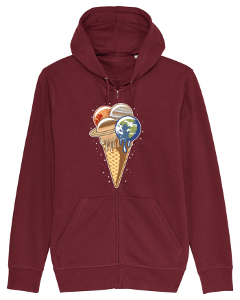 Planet Ice Cream Burgundy