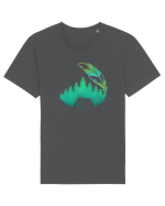 Cu Cortul în Pădure Tricou mânecă scurtă Unisex Rocker