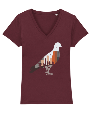 Street Pigeon Burgundy