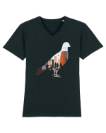 Street Pigeon Tricou mânecă scurtă guler V Bărbat Presenter