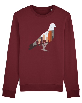 Street Pigeon Burgundy