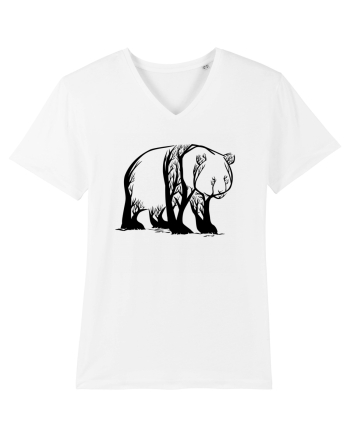 Panda Trees White