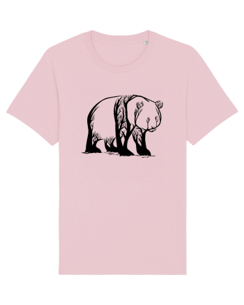 Panda Trees Cotton Pink