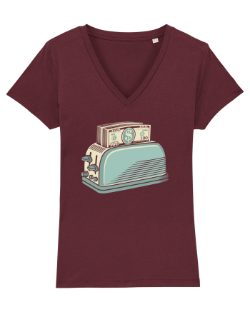 Money Toaster Burgundy