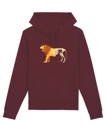Lion Life Death Burgundy