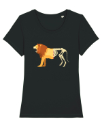 Lion Life Death Tricou mânecă scurtă guler larg fitted Damă Expresser