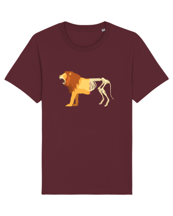Lion Life Death Burgundy