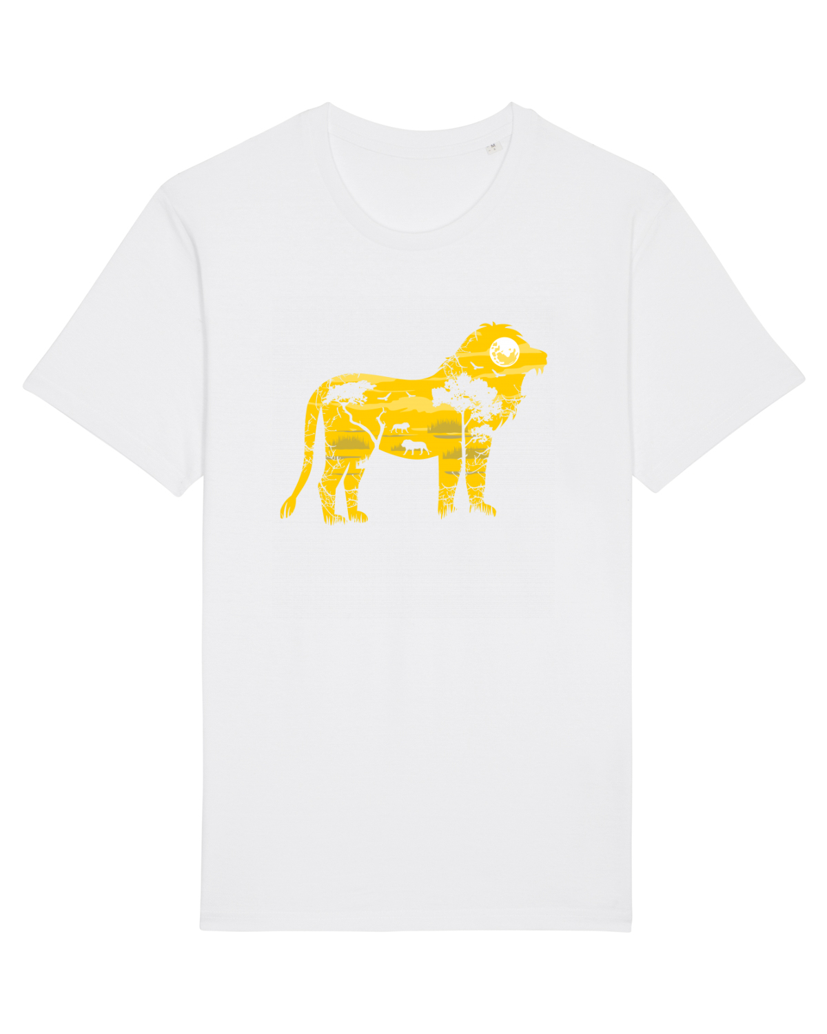 Tricou mânecă scurtă Unisex Rocker White