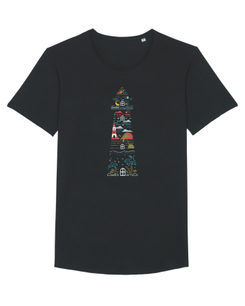 Tropical Lighthouse Black