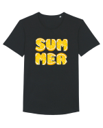 Lemon Summer Tricou mânecă scurtă guler larg Bărbat Skater